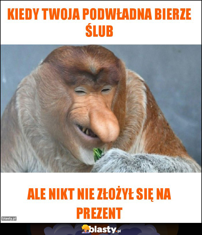 Kiedy twoja podwładna bierze ślub