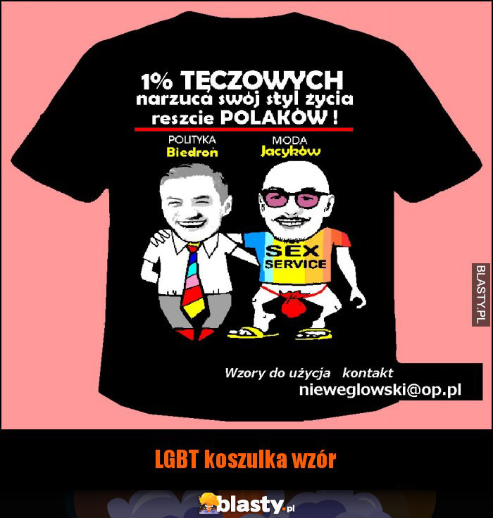 LGBT koszulka wzór