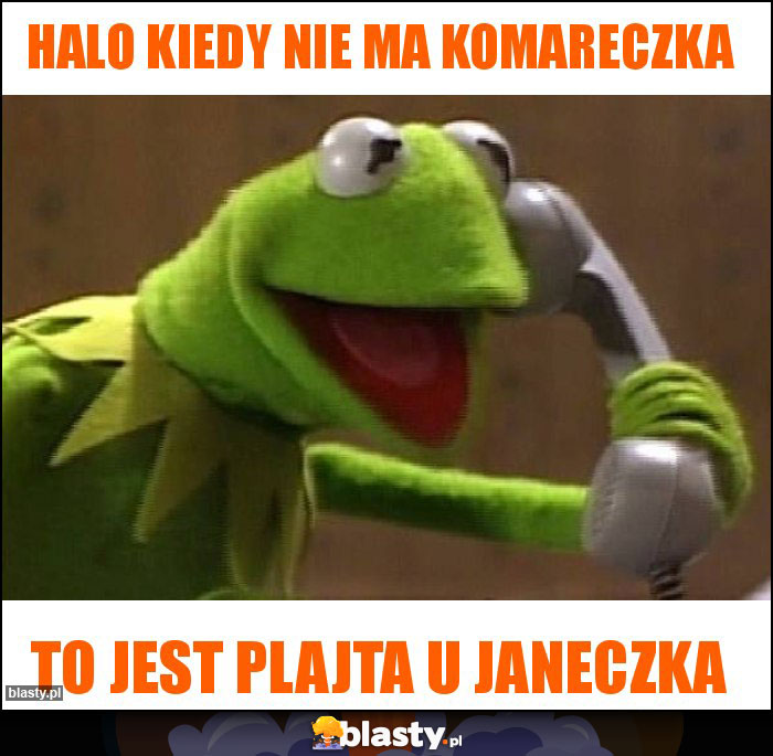 Halo kiedy nie ma komareczka