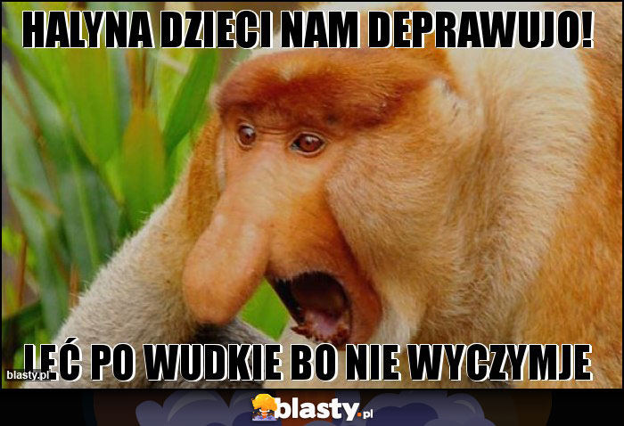 Halyna dzieci nam deprawujo!