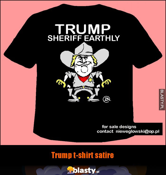 Trump t-shirt satire