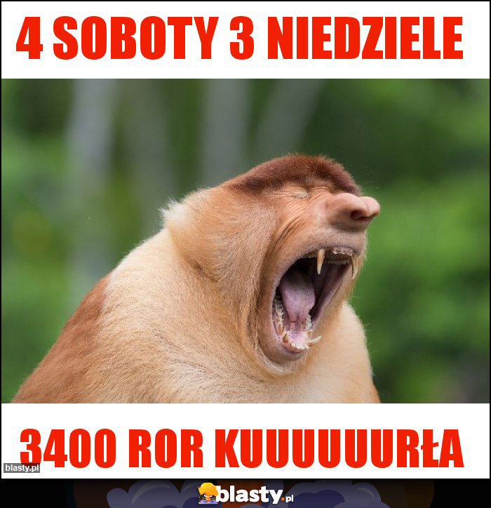 4 soboty 3 niedziele