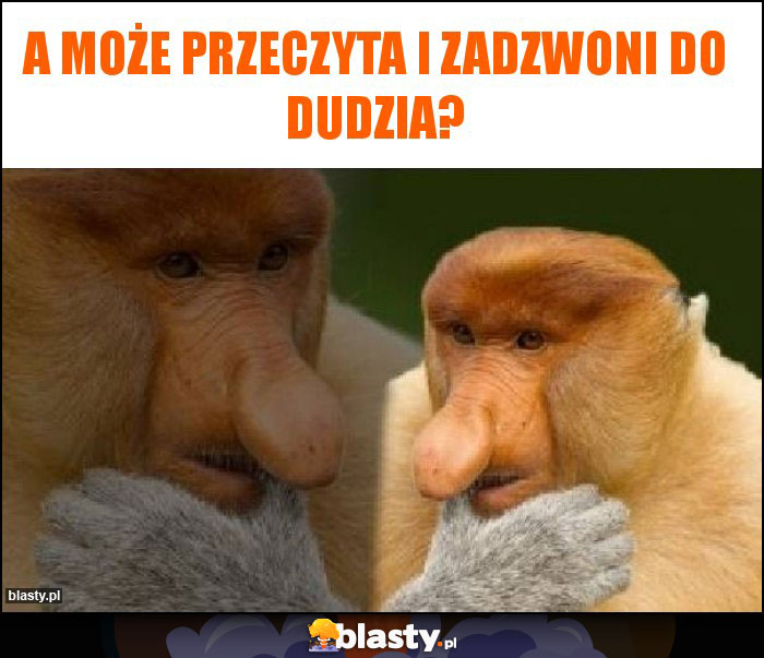 A może przeczyta i zadzwoni do dudzia?