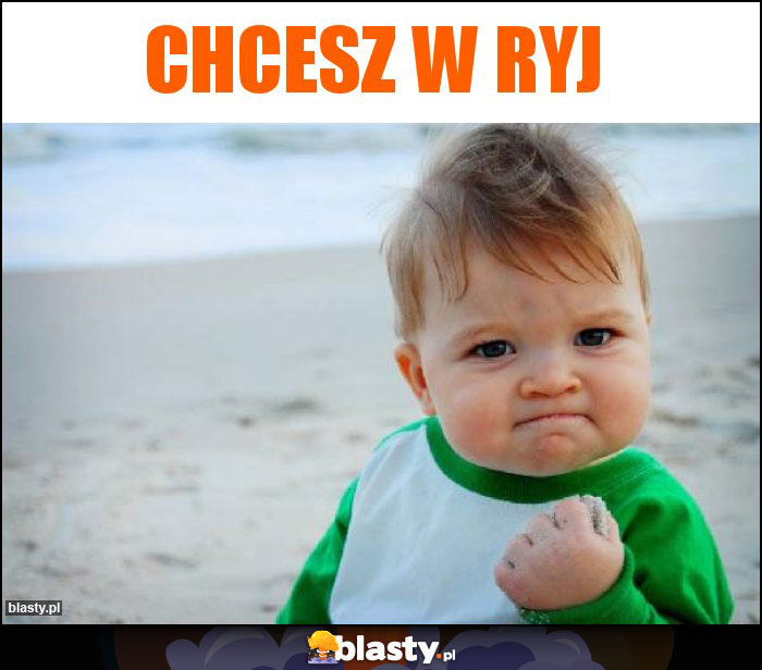 chcesz w ryj