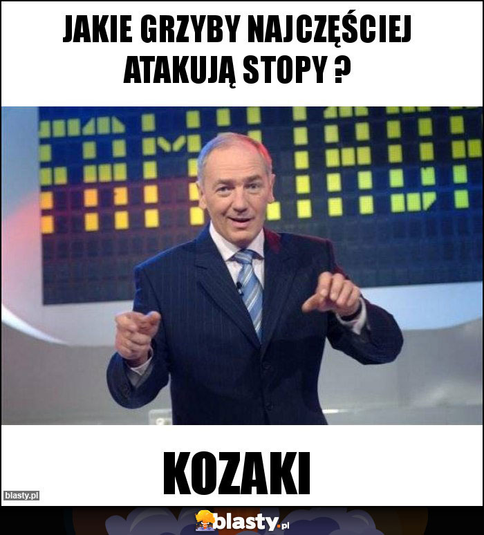 Jakie grzyby najczęściej atakują stopy ?