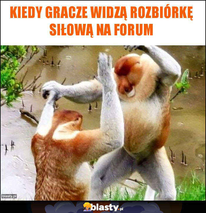 Kiedy gracze widzą rozbiórkę siłową na forum