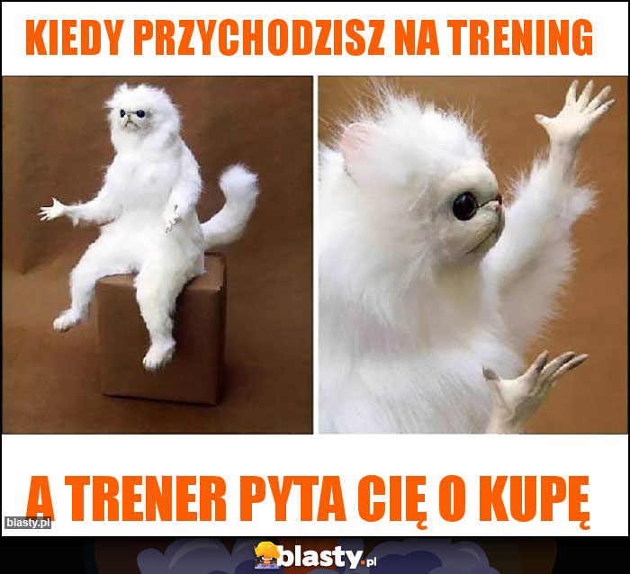 KIEDY PRZYCHODZISZ NA TRENING