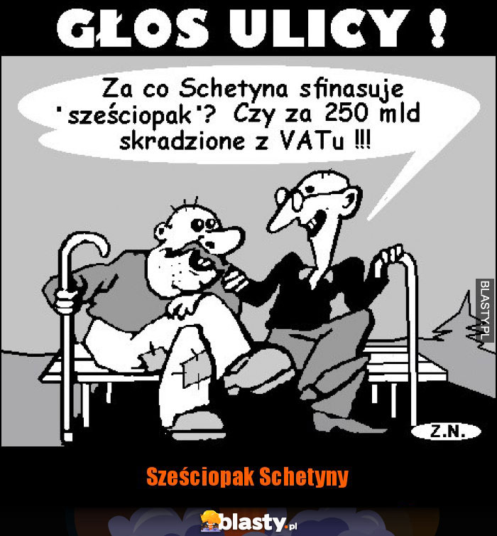 Sześciopak Schetyny humor