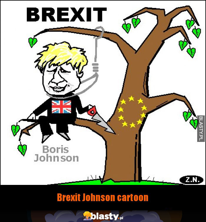 Brexit Johnson cartoon