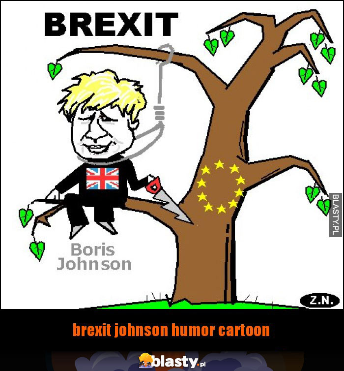 brexit johnson humor cartoon