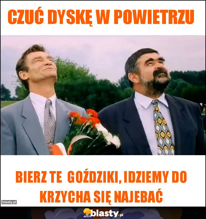 Czuć dyskę w powietrzu