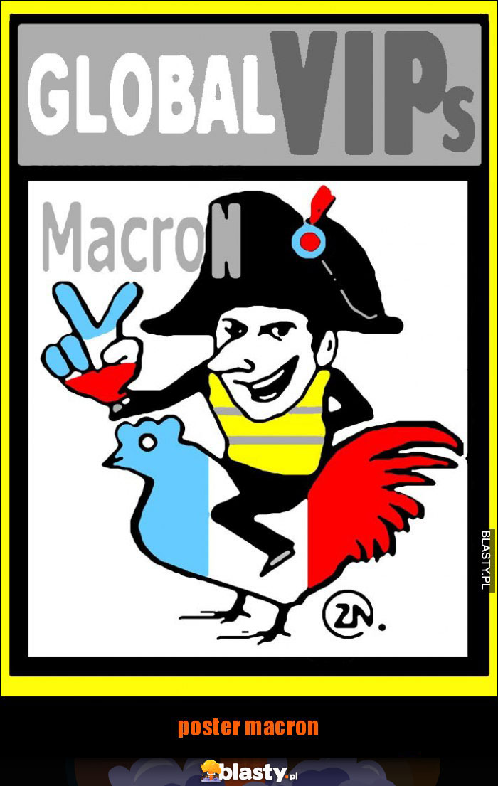 poster macron