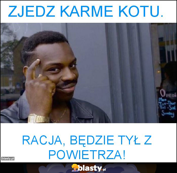 ZJEDZ KARME KOTU.