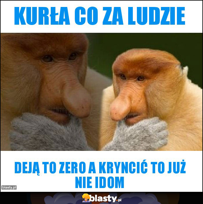 Kurła co za ludzie