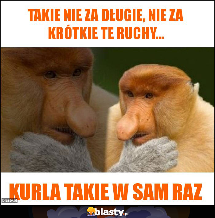 Takie nie za długie, nie za krótkie te ruchy...