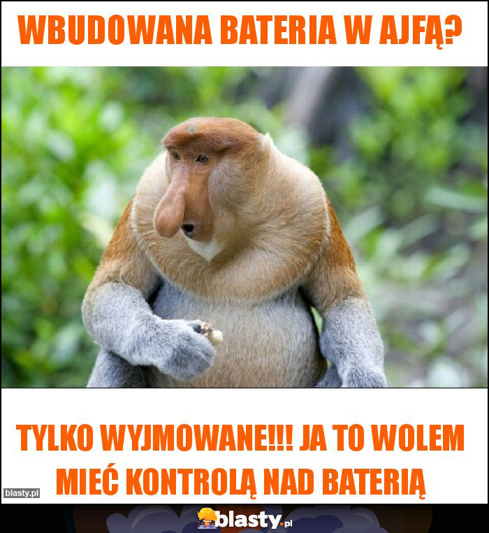 Wbudowana bateria w ajfą?