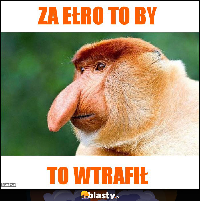 Za Ełro to by