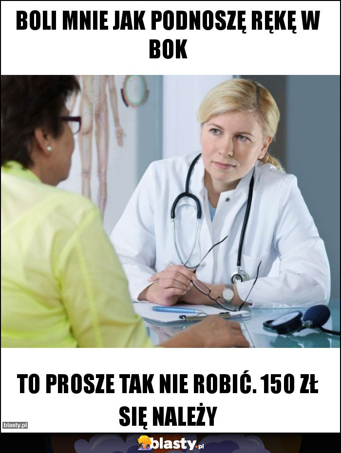 Boli mnie jak podnoszę rękę w bok