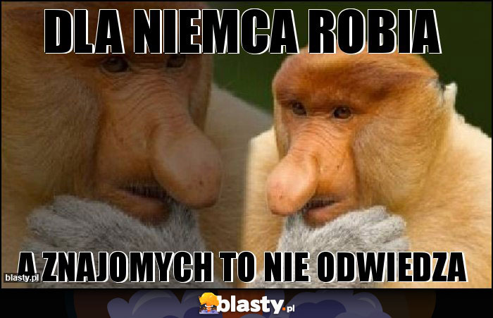 dla niemca robia