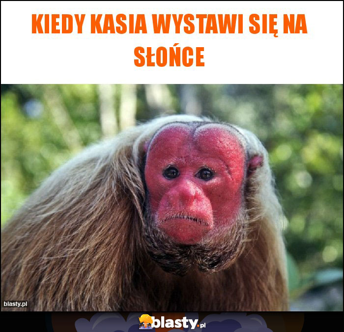 Kiedy Kasia wystawi się na słońce