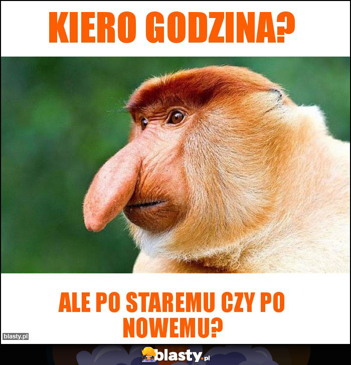 Kiero godzina?