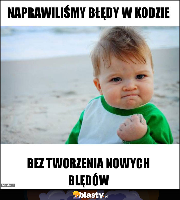 Naprawiliśmy błędy w kodzie