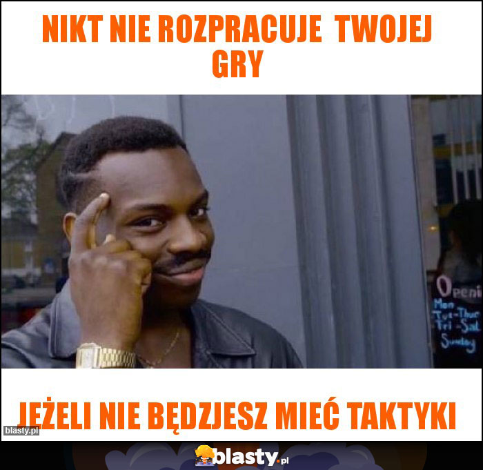 Nikt Nie rozpracuje  twojej gry