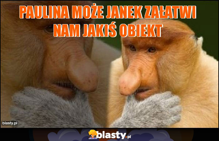 Paulina może Janek załatwi nam jakiś obiekt