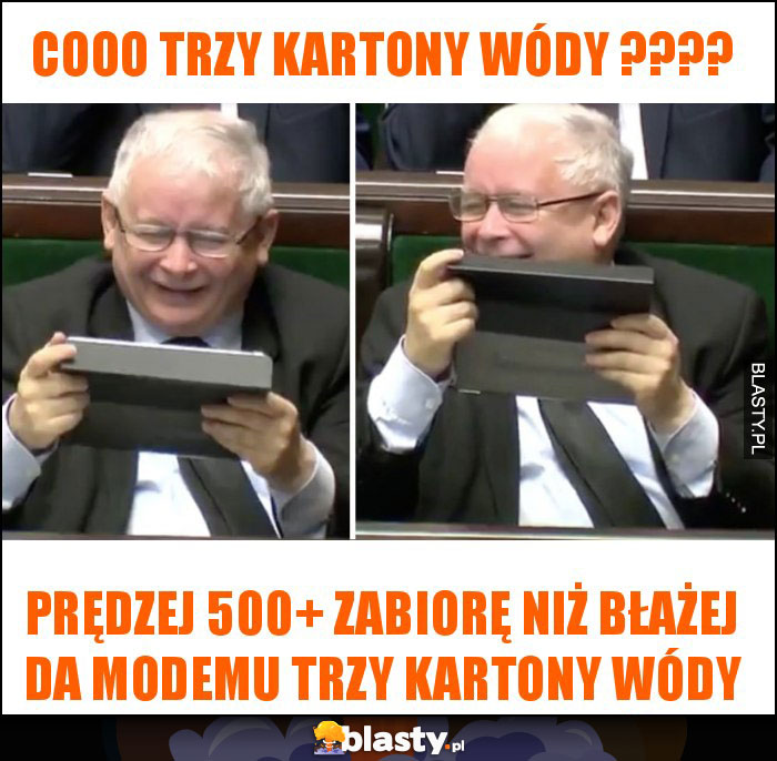 Cooo trzy kartony wódy ????