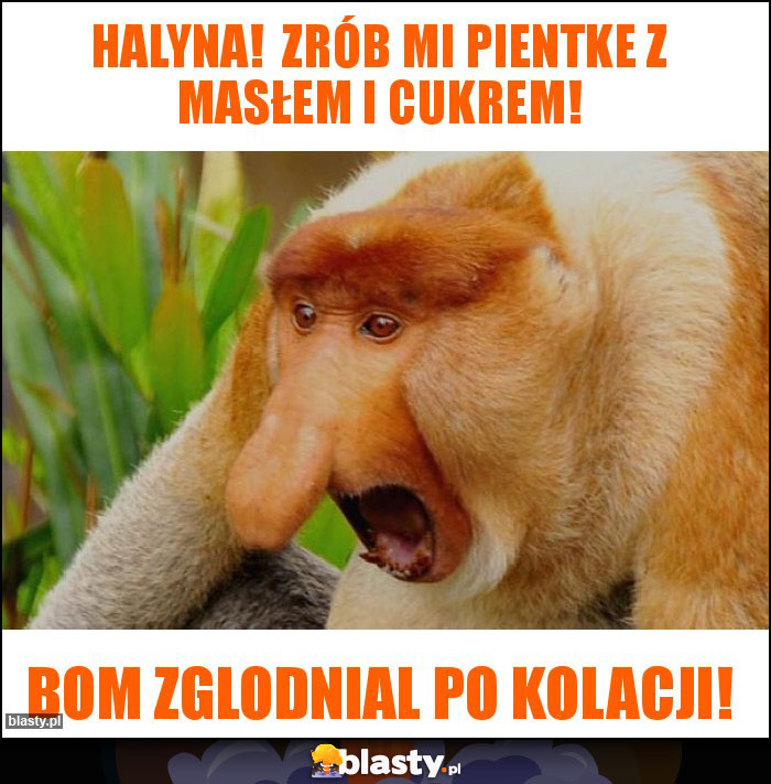 Halyna!  zrób mi pientke z masłem i cukrem!