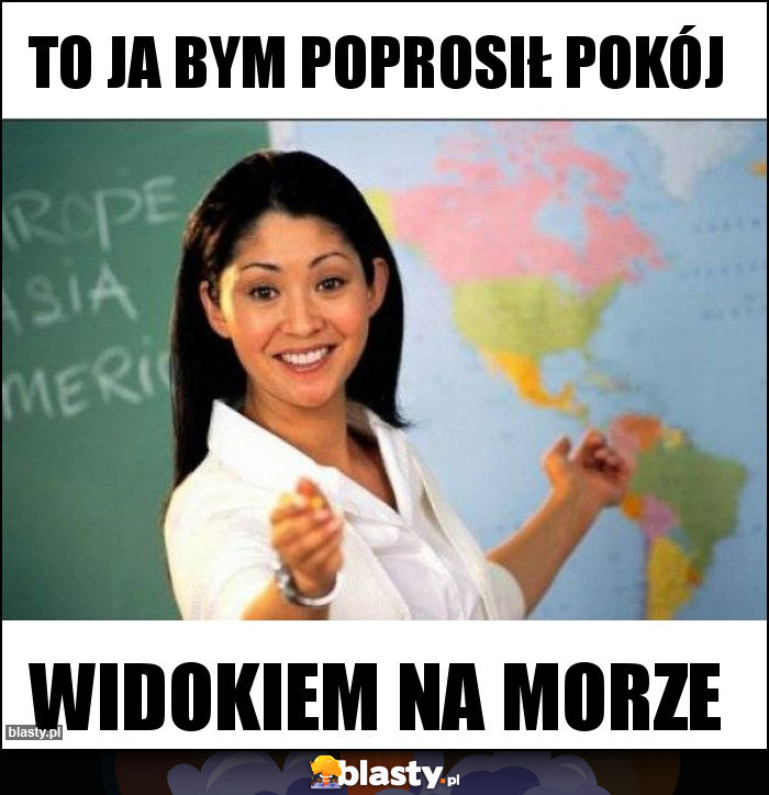 To ja bym poprosił pokój