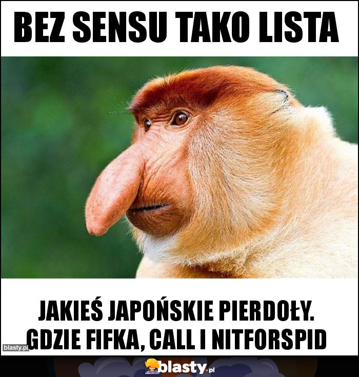 Bez sensu tako lista