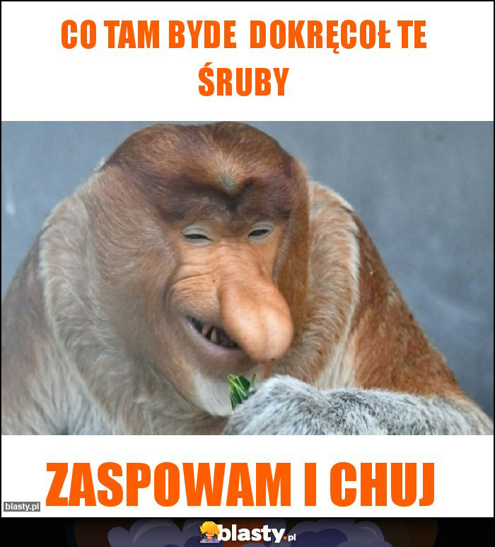 Co tam byde  dokręcoł te śruby