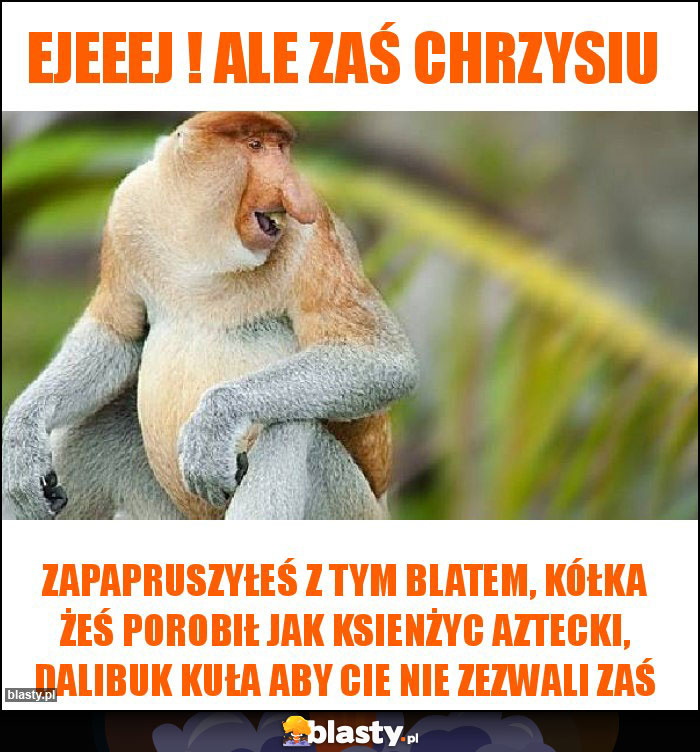 ejeeej ! ale zaś chrzysiu