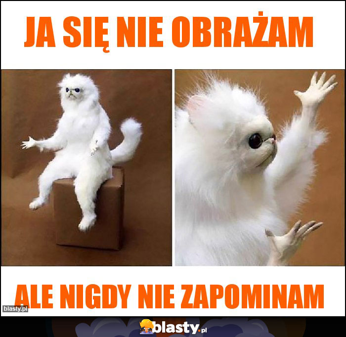 ja się nie obrażam