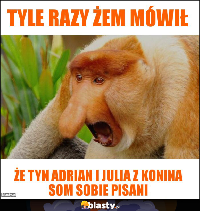 tyle razy żem mówił