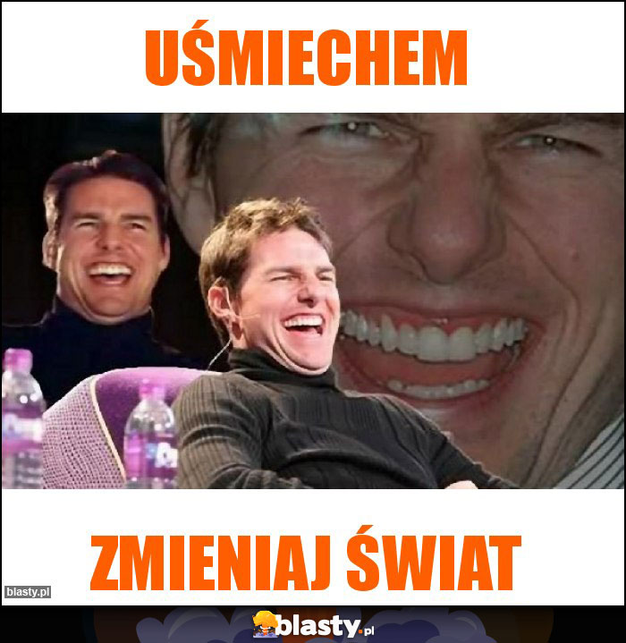 uśmiechem