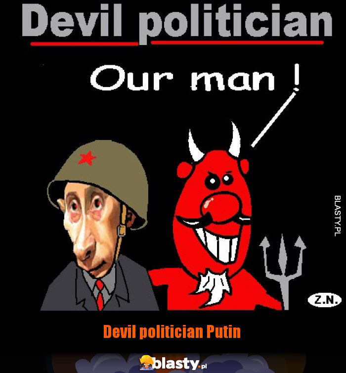 Devil politician Putin