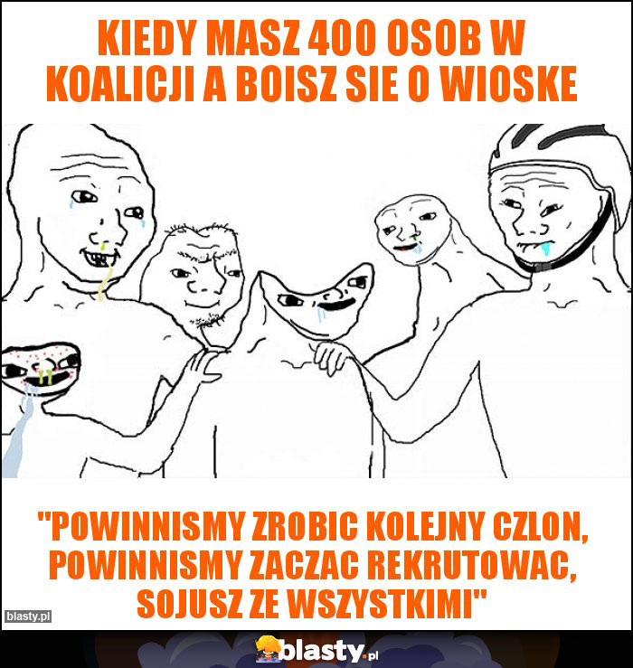 Kiedy masz 400 osob w koalicji a boisz sie o wioske