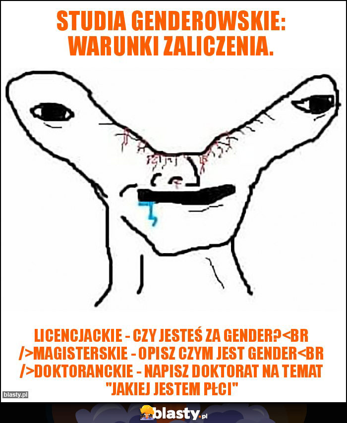 Studia Genderowskie: warunki zaliczenia.