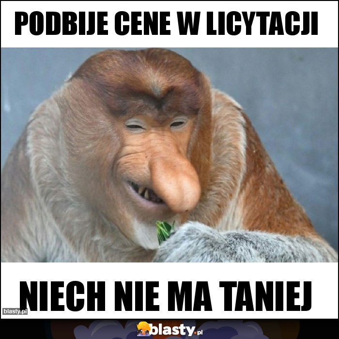 Podbije cene w licytacji