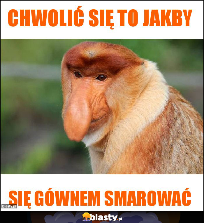 Chwolić się to jakby