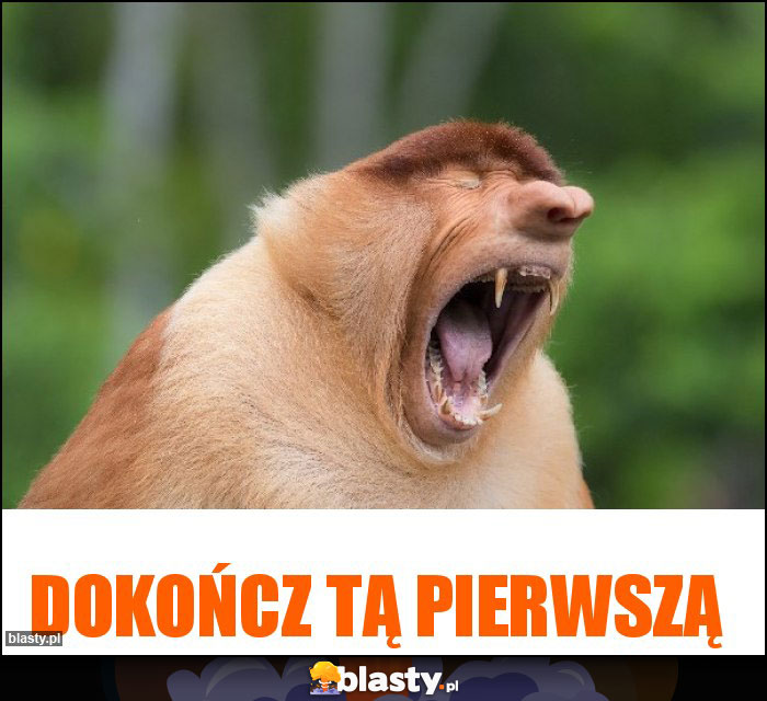 Dokończ tą pierwszą