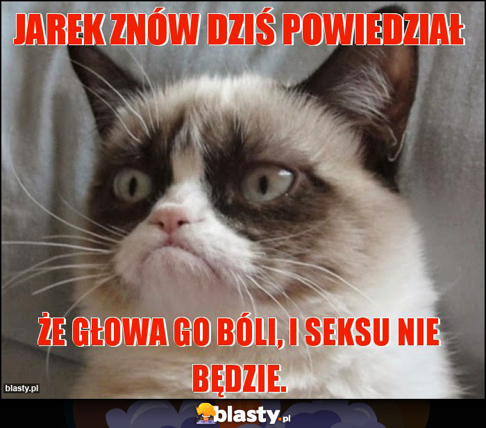 Jarek znów dziś powiedział