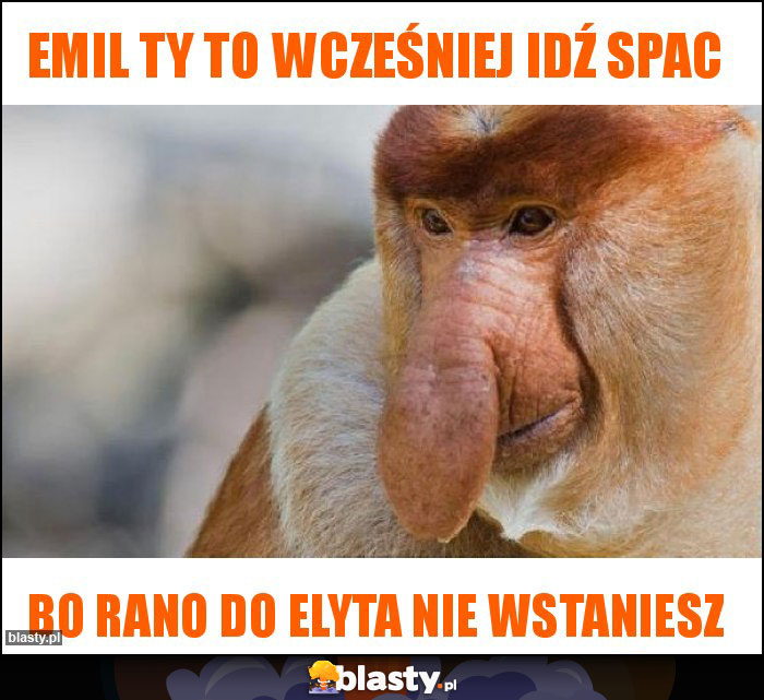 Emil ty to wcześniej idź spac