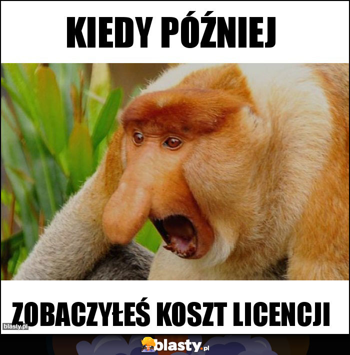 Kiedy później