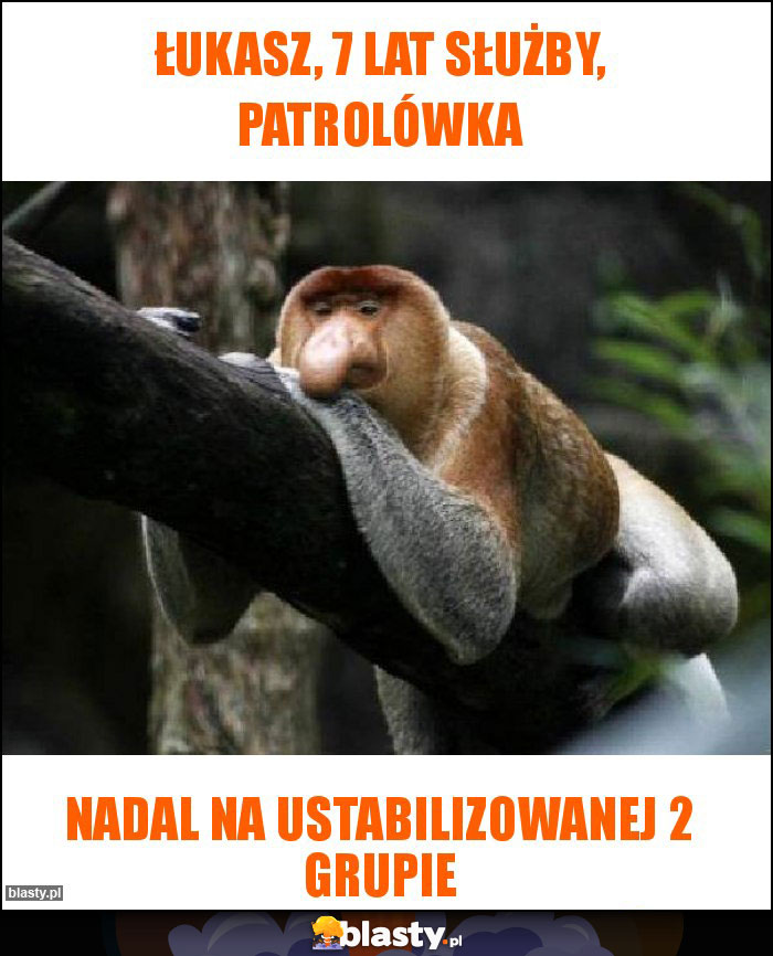 Łukasz, 7 lat służby, patrolówka