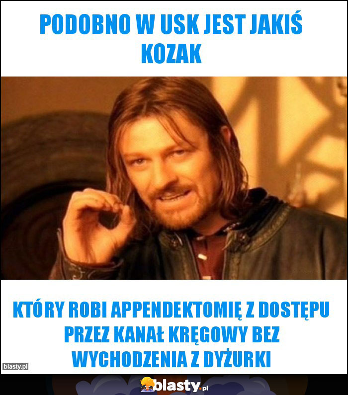 Podobno w usk jest jakiś kozak