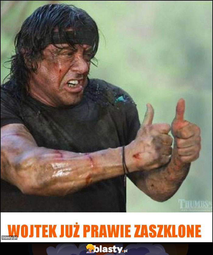 Wojtek już prawie zaszklone