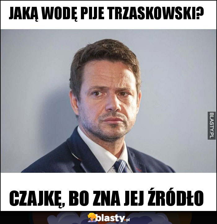 Jaką wodę pije Trzaskowski?